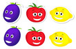 tomato, plum and lemon