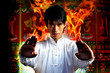 Photo: Man training Martial Arts Man training Martial Arts