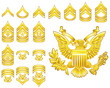 american army enlisted rank insignia icons american army enlisted rank insignia icons