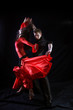 Photo: dancers against black background dancers against black background