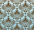 Decorative seamless floral ornament
