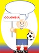 Postal de Aliento para la selección Colombiana de Futbol