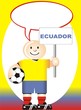 Postal de Aliento para la selección Ecuatoriana de Futbol