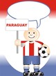 Postal de Aliento para la selección Paraguaya de Futbol