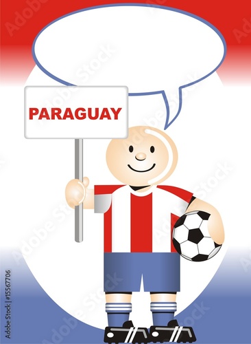 Postal de Aliento para la selección Paraguaya de Futbol