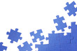 Photo: Photo of a blue puzzle Photo of a blue puzzle