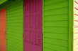 porte colorée