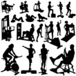 fitness women vector fitness women vector