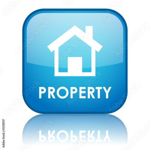 Illustration: Square "PROPERTY" button (blue) (British English version) Square "PROPERTY" button (blue) (British English version)