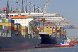 Containerterminal im Hamburger Hafen Containerterminal im Hamburger Hafen