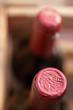 Weinkiste mit Rotwein Flaschen Weinkiste mit Rotwein Flaschen