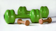 Foto: colorful dumb bells colorful dumb bells