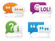 Vektor: Smooth Chat Bubbles Smooth Chat Bubbles