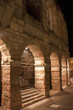 Verona - notte - Arena dettaglio (piazza Bra)