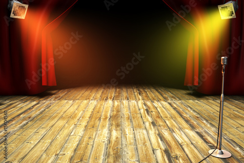Illustration: Theatrical stage Theatrical stage