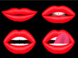 Female lips collection Female lips collection