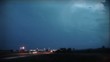 (1105) Time Lapse Summer Thunderstorm and Lightning, Traffic