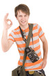 young tourist