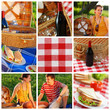 Picnic collage