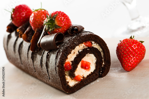 Foto: Chocolate Swiss Roll Chocolate Swiss Roll