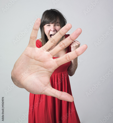 Photo: femme grande main réussite femme grande main réussite