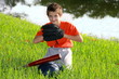 Little league baseball player