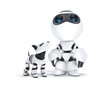 robot with robot dog