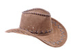 brown sombrero isolated