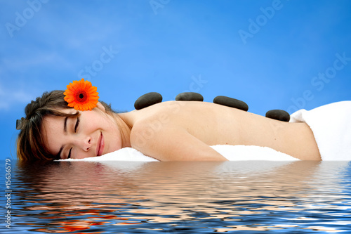 Foto: Woman at a Spa Woman at a Spa