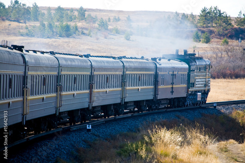 Photo: The Transsiberian Train The Transsiberian Train