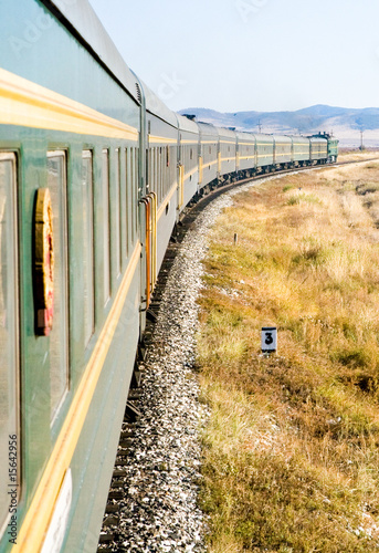 Photo: The Transsiberian Train The Transsiberian Train