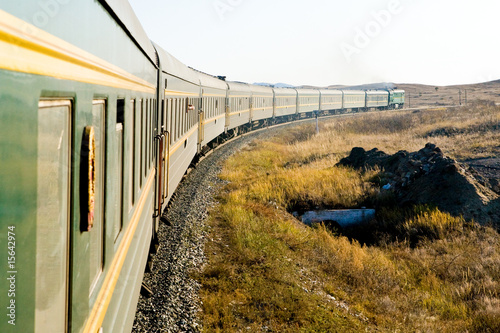 Photo: The Transsiberian Train The Transsiberian Train