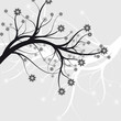 nature flowers (silver flowers)