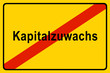 Symbolschild Kapital