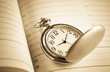 Foto: agenda and pocket watch agenda and pocket watch