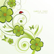 abstract floral background with place for your text