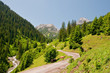 Weg in die Berge