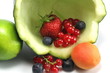 Melon et fruits rouges