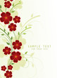 abstract floral background with place for your text