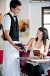 Woman Paying Bill Woman Paying Bill
