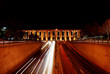historic building - night - traffic