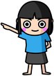 女の子