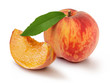 Peach slices