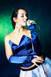 singer with a microphone