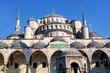 Dome of Blue Mosque from court