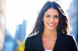 Foto: Closeup of a happy young smiling woman Closeup of a happy young smiling woman