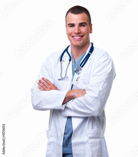 Foto: Portrait of a happy young doctor Portrait of a happy young doctor