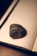 Stone on a notebook