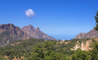 Corse Evisa à l'entrée des gorges de Spélunca