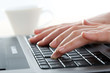 Typing hands